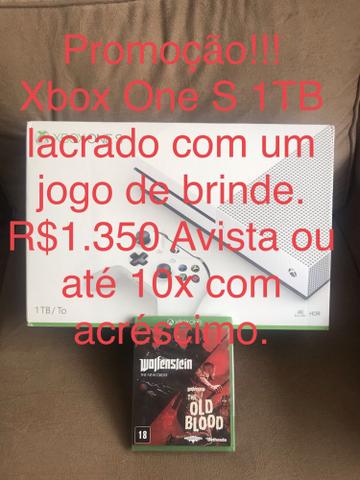 Xbox One S 1TB Novo