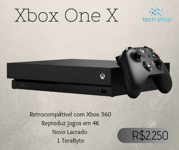 Xbox One X - 1 Terabyte - Novo Lacrado