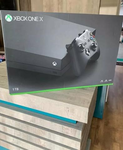 Xbox one x 1 TB completo lacrado