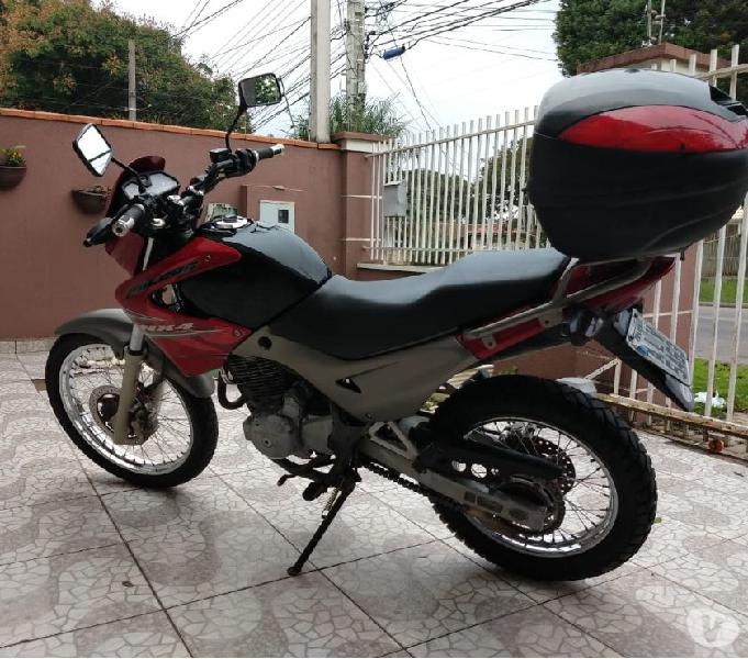 HONDA NX FALCON 400 2004 VERMELHA COM BAU