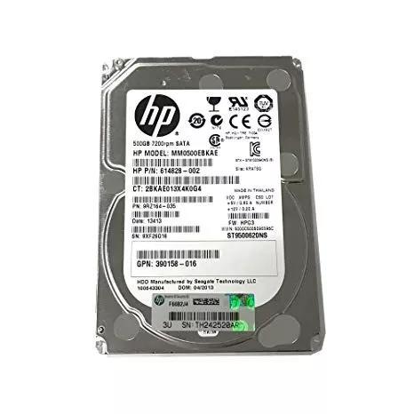 Hd Hp 500gb 7200rpm 2.5'' 15mm Novo/original By Seagate