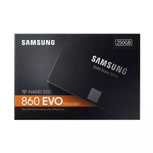Hd Ssd 250gb Samsung 860 Evo 2.5 Pol Sata3 V-nand 550mb/s