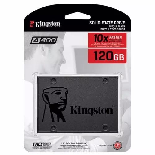 Hd Ssd Kingston A400 120gb Sata 3 Sa400s37/120g C/ Nota Nf-e