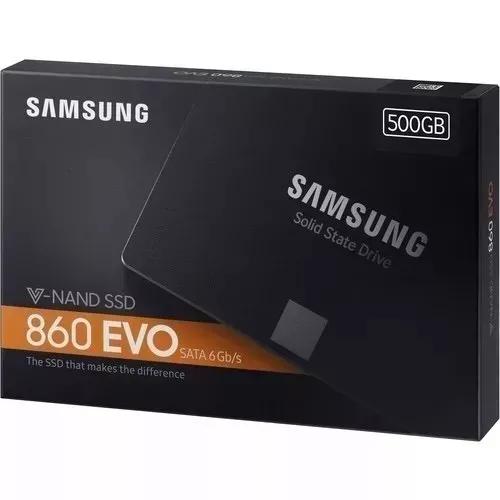 Hd Ssd Samsung 860 Evo 500gb 3d V-nand Sata3 6gb/s Lacrado