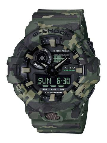 Relógio Casio G Shock camuflado. Série Ga%