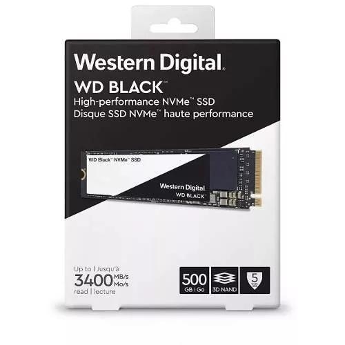 Ssd M2 Western Digital 500gb Black Pcie 3400 Mb/s