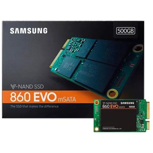 Ssd Msata Samsung 860 Evo 500 Gb V Nand - Pronta Entrega