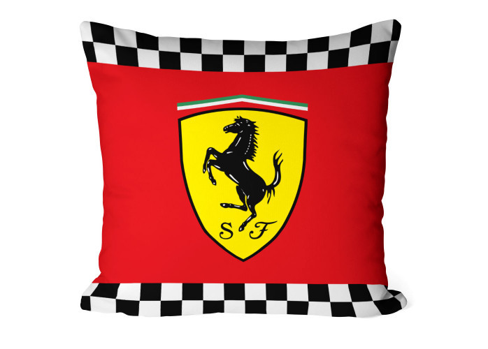 Almofada Decorativa Ferrari Emblema v01 - Big Presentes