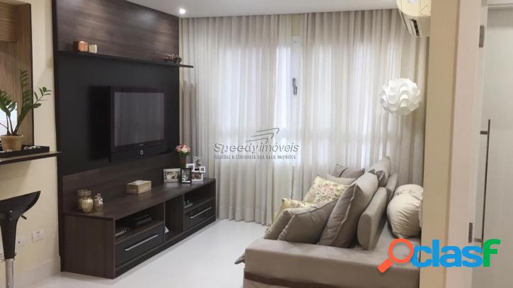 Apartamento em Santos 2 dormitórios, Boqueirão.