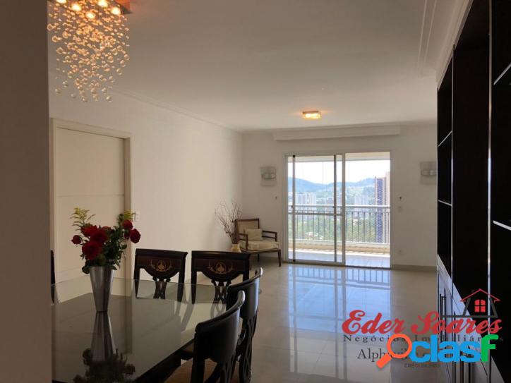 Apartamento semi mobiliado no Mont Blanc em Alphaville