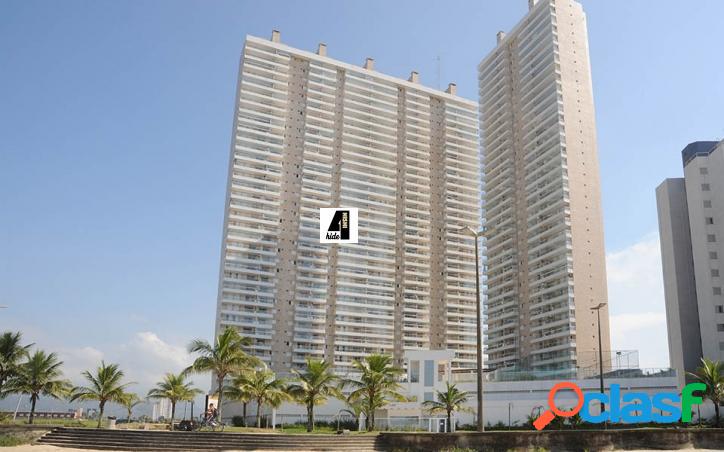 Apto Praia Grande, 91m2, 3 dorms, 2 vagas, beiramar, baixo