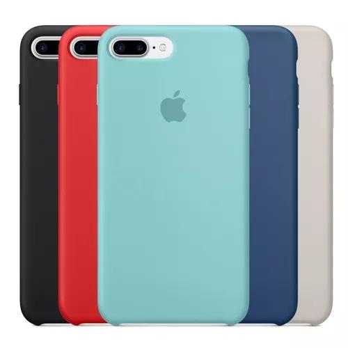 Capa Silicone Apple iPhone Xr X Xs Max 6 6s 7 8 Plus + Cores