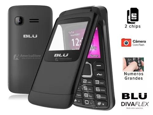 Celular Blu Zoey Flex 2chips Abre E Fecha Câmera Flip Idoso