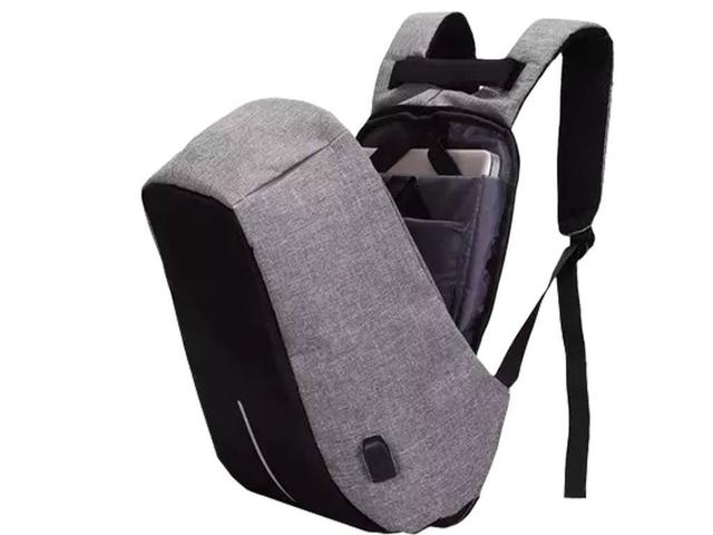 Mochila anti-furto com usb