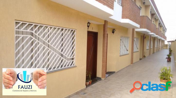 Sobrado em Condomínio Fachado. 2 Dorms. 2 Vagas