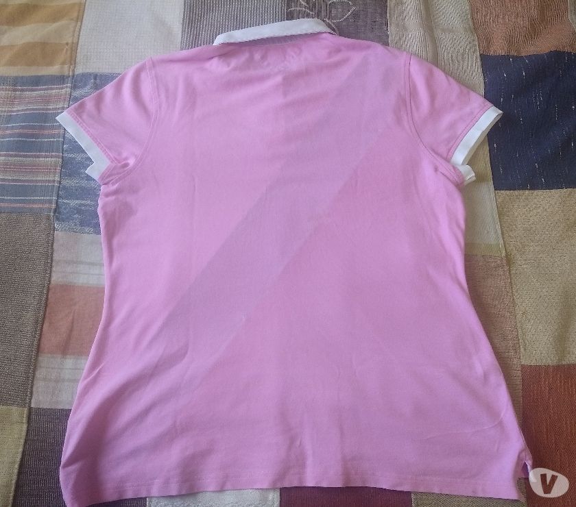 camisa polo tommy hilfiger rosa