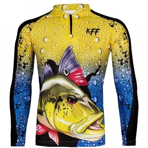 Camiseta Proteção Solar Uv Pesca Bike King Kff 60