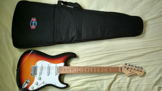 Guitarra Strato VCG601N - Vogga - COM CAPA