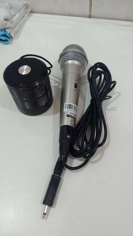 Microfone e Mini Speaker