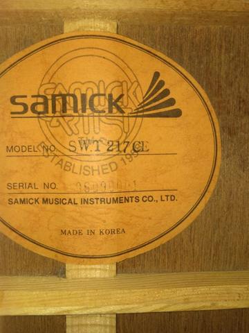 Violão Samick SWT-217CE Elétrico + CASE