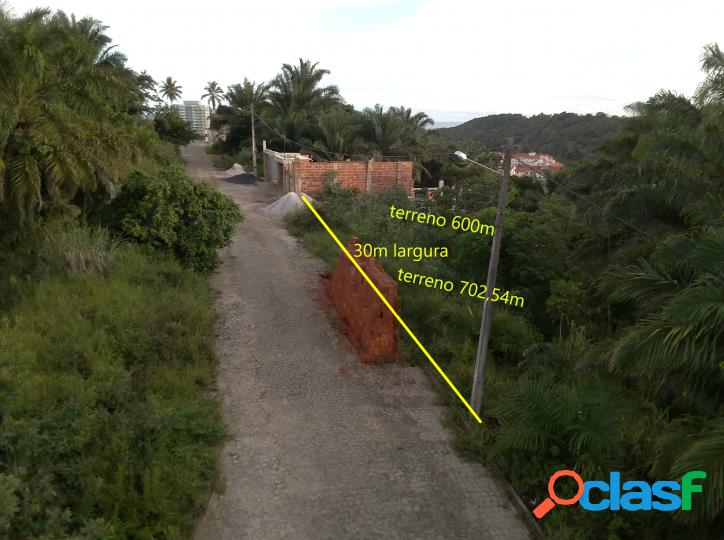 02 Terrenos no Loteamento Pérola do Mar em Ilhéus - 600m²