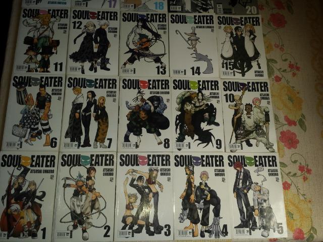 Coleção Completa do Mangá Soul Eater 1 Ao 25 JBC