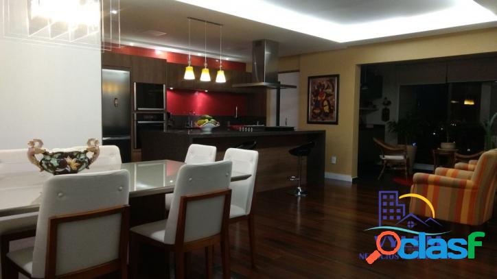 Excelente apartamento de 131m², 02 Dorms, 03 vagas -