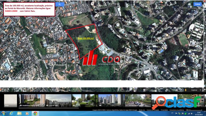 Excelente àrea 100000 m2 na V.Andrade - Portal do Morumbi -