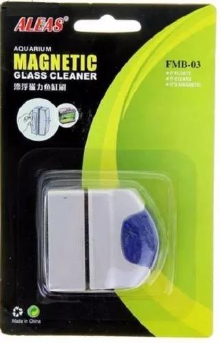 Limpador Magnético Para Aquário Aleas Fbm-03 Vidros Até