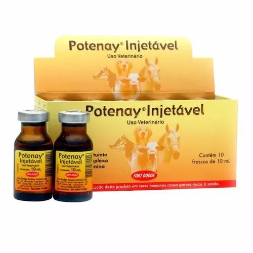 Potenay Injetável 10 Un Frascos De 10 Ml Envio Imediato