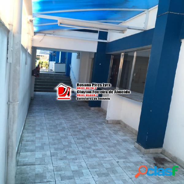 Prédio Comercial locação, 1000 m2, Gonzaga,Santos