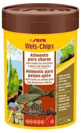Ração Alimento Para Peixes De Fundo Sera Wels Chips 38gr