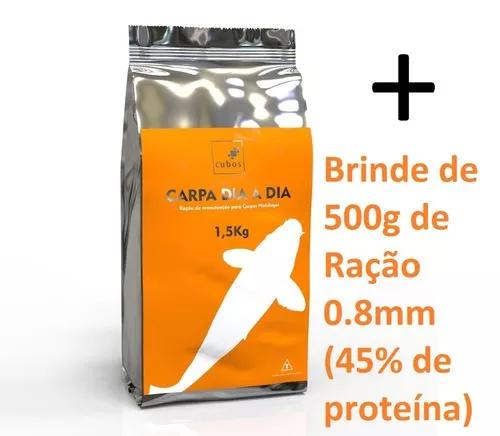 Ração Cubos Carpas Dia A Dia 1,5 Kg