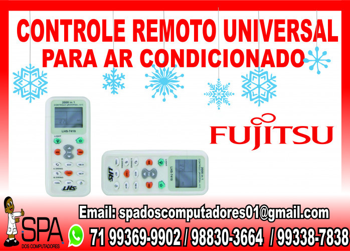 Controle Universal para Ar Condicionado Fujitsu em Salvador