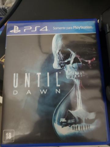 Jogo Until Dawn de PS4