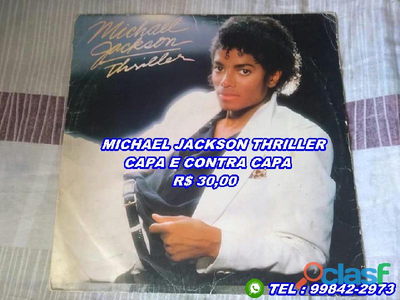 Lp Capa/contra Capa Michael Jackson Thriller