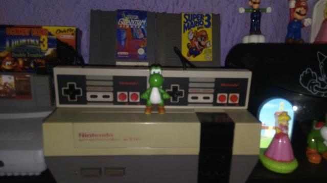 Nintendo 8 bits nes 2 controles 2 fitas originais