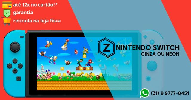 Nintendo Switch Gray Cinza - Pronta Entrega - Garantia - 12x