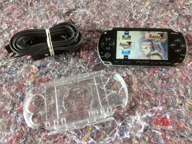 PSP Desbloqueado 16GB Lotado de Jogos Com Case de Cristal