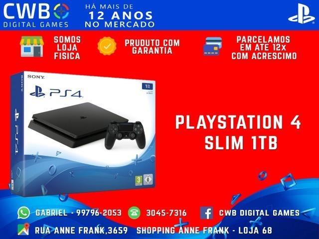 Playstation 4 1 tera byte,Novo Com Garantia loja fisica -Ps4