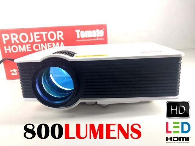 Projetor De Led Tomate Cinema 800 Lumens Original Mpr-