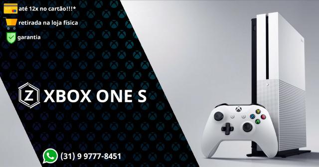 Xbox One S Slim Seminovo e Novo - 500GB / 1TB - Garantia -