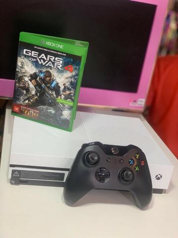 Xbox one s NOVO - 500gb - 1 controle + jogo por apenas