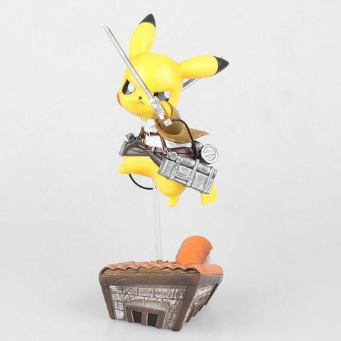 Action Figure Pikachu Cosplay Attack On Titan Linda Peça