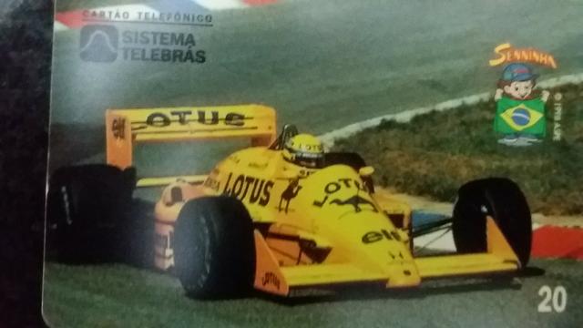 Cartão Telefônico Ayrton Senna -  - Vitória nos