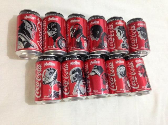 Coca Cola Vingadores Coleção 11 Latas Vazias Ler Tudo