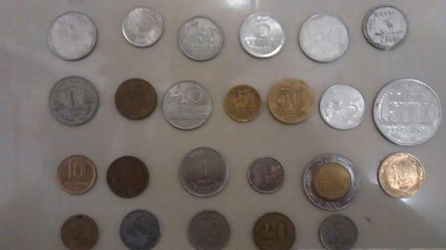 Lote de 42 moedas antigas