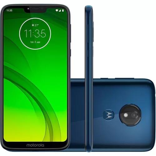 Smartphone Motorola Moto G7 Play Xt1952 Azul Tela5.7 32gb