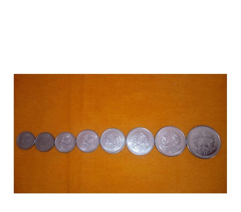 Lote sequencia de 08 moedas do Cruzado dos anos 80 - Soberba