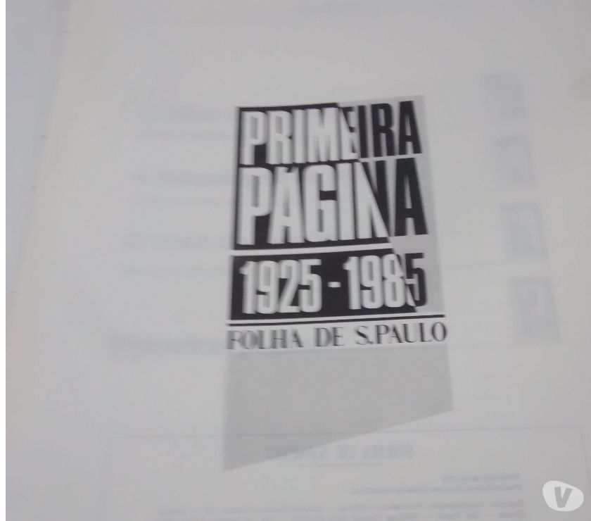 LIVRO HISTORICO COM AS CAPAS DO JORNAL FOLHA DE SÃO PAULO